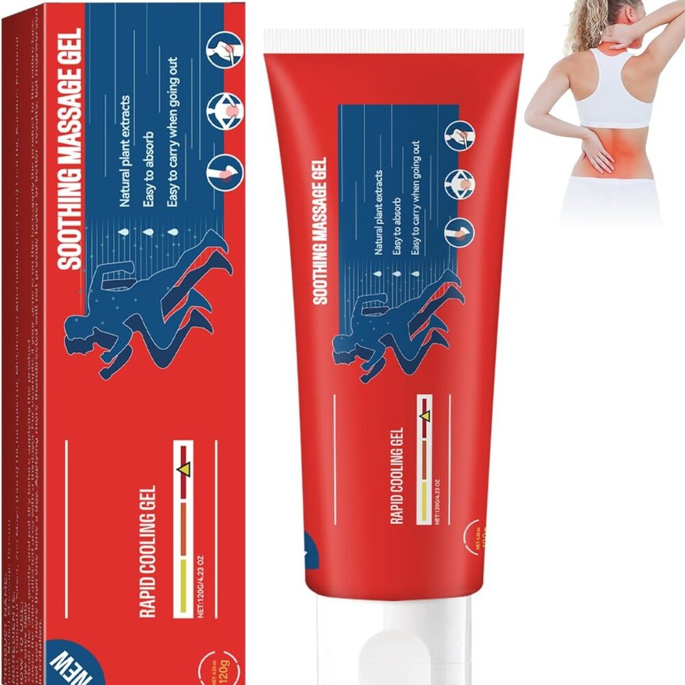 Flexease Joint Cooling Gel - Soothing Massage Cream Knee Neck Back NEW